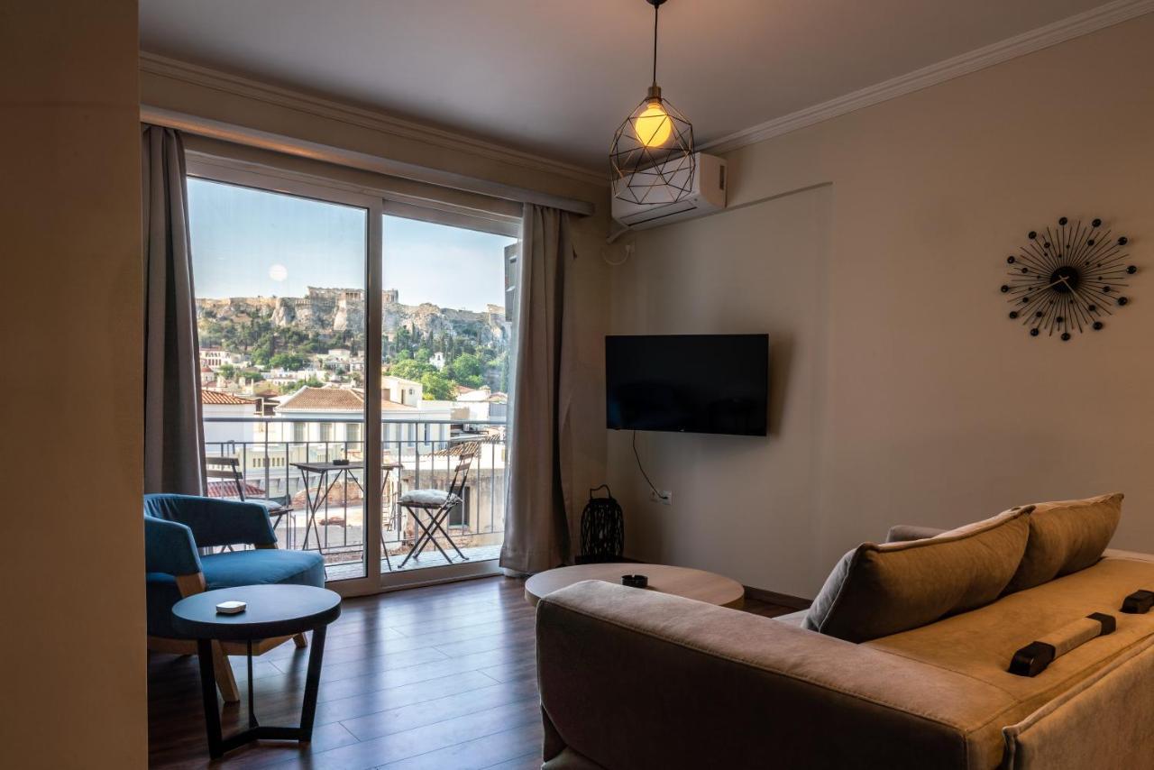 Luxury Apartment Overlooking The Citadel Of Tsakas Athens Luaran gambar